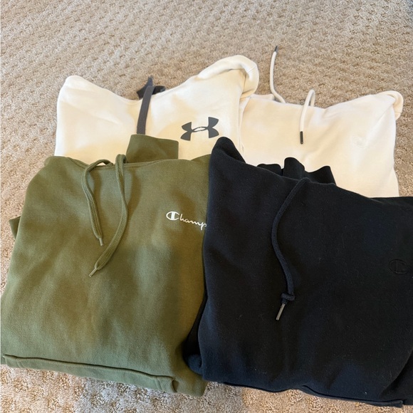 Champion Other - Champion (3) and (1) Under Atmour hoodie